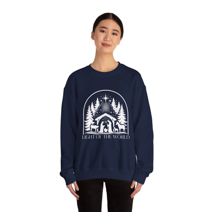 Light in the Darkness Nativity Crewneck Sweatshirt