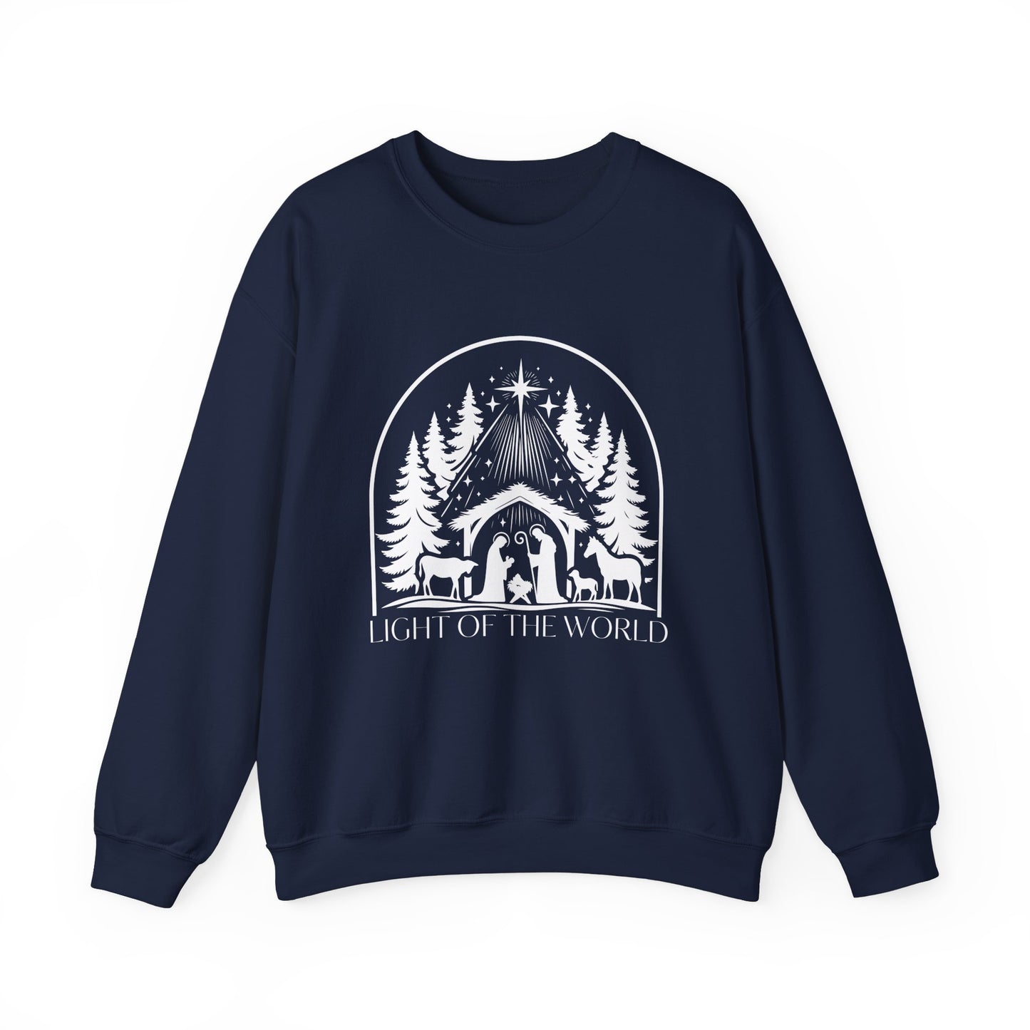 Light in the Darkness Nativity Crewneck Sweatshirt