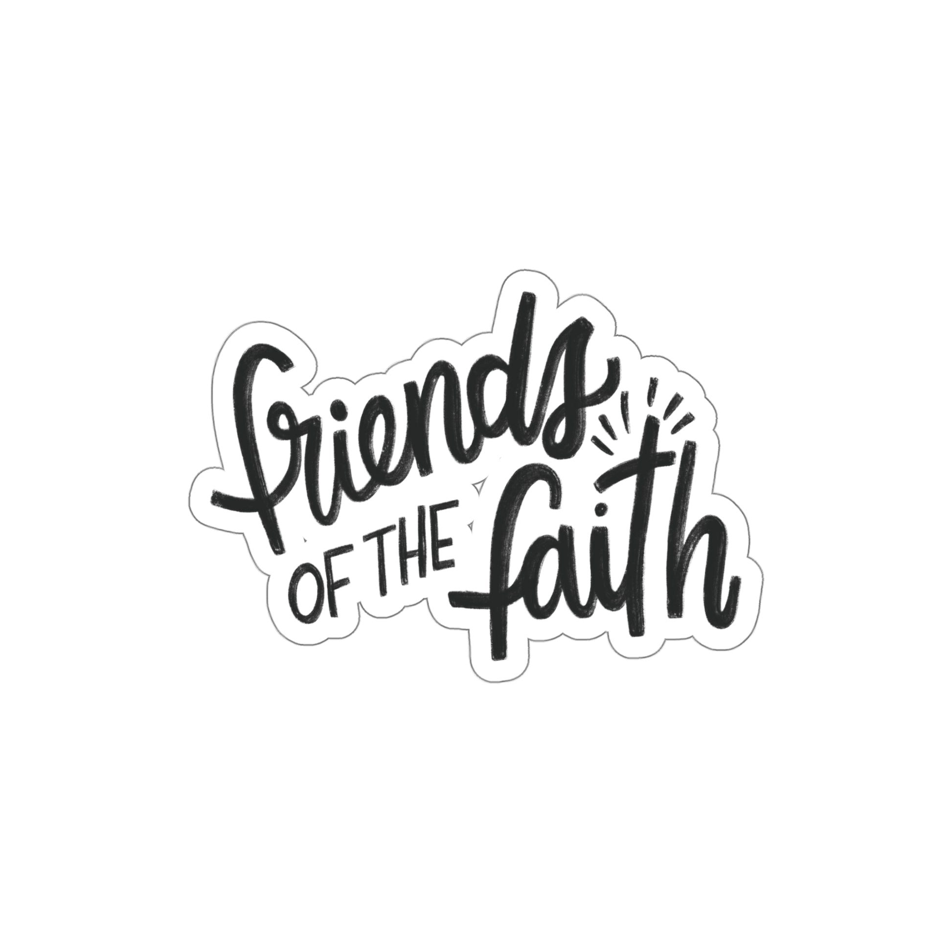 Friends of the Faith Logo Sticker - Friends of the Faith