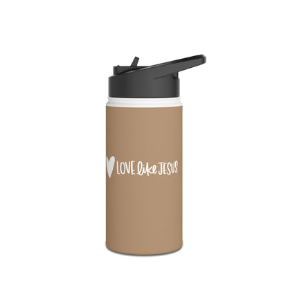 Love Like Jesus Stainless Steel Water Bottle