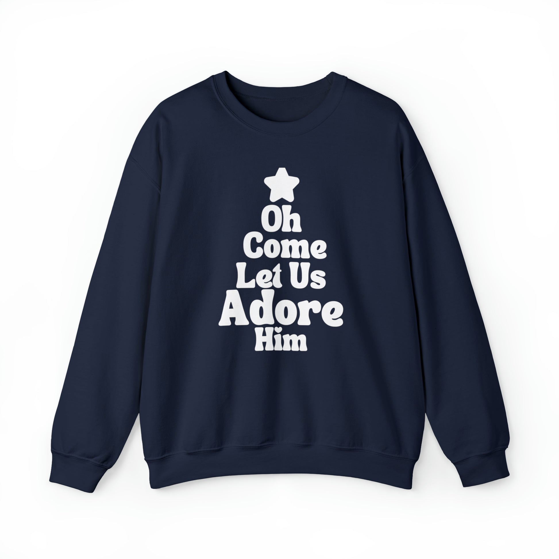 Oh Come Let Us Adore Him Sweatshirt - Friends of the Faith