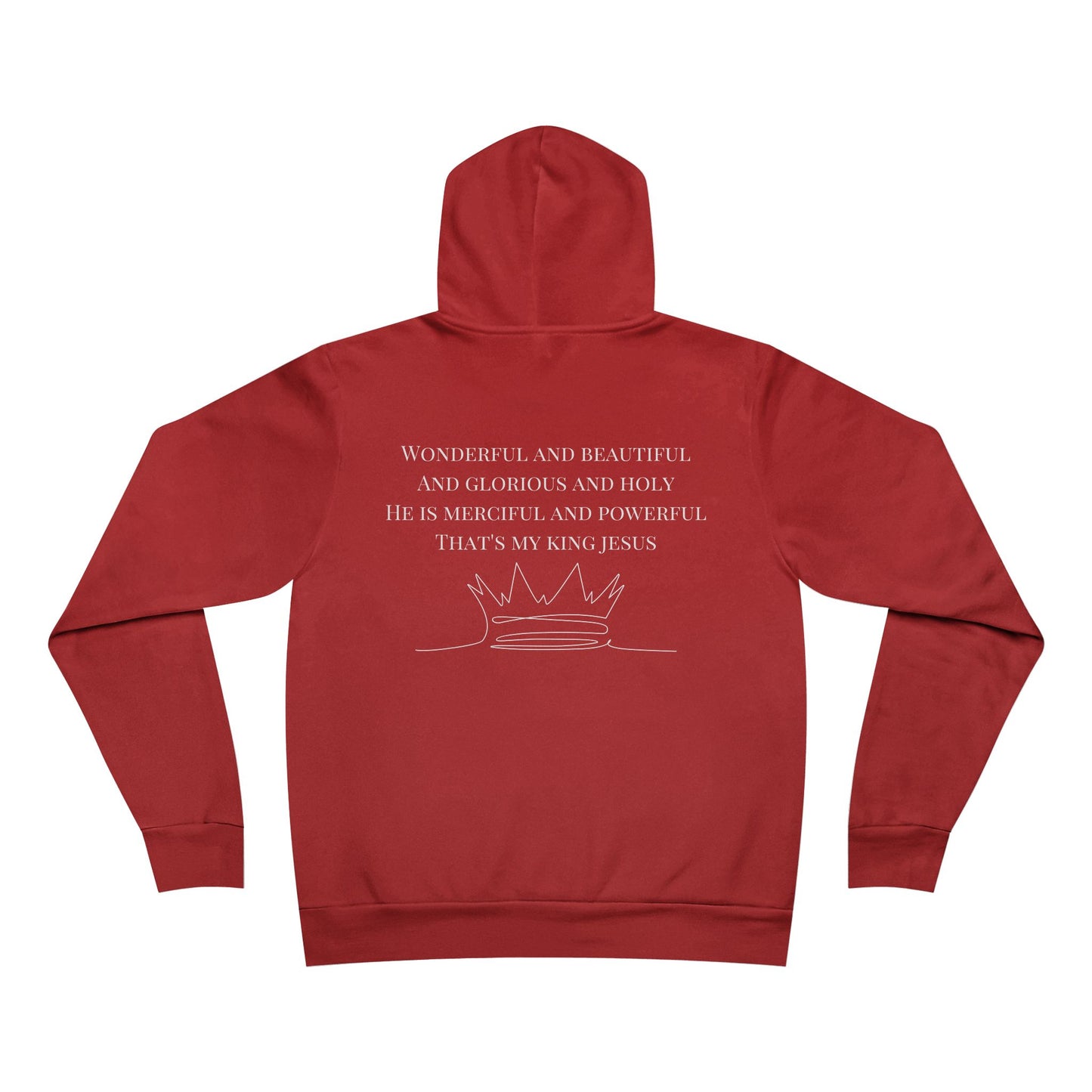 King Jesus Fleece Pullover Hoodie