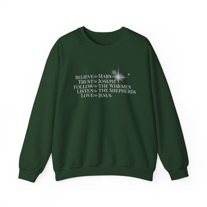 Love Like Jesus Christmas Crewneck Sweatshirt