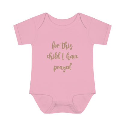 For This Child Infant Body Suit