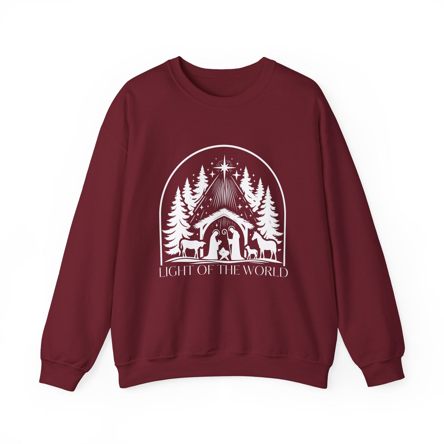 Light in the Darkness Nativity Crewneck Sweatshirt