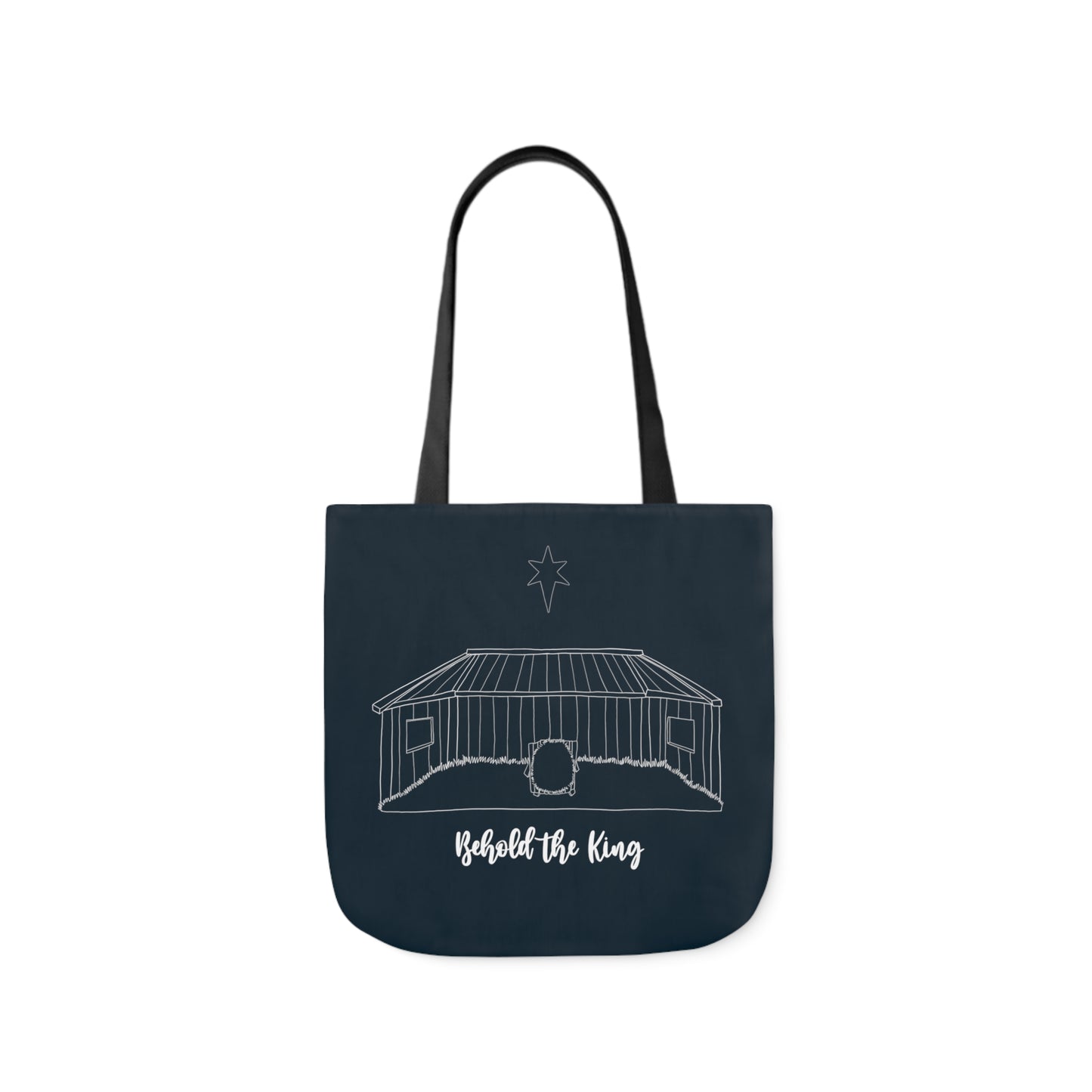 Behold the King Canvas Tote Bag - Friends of the Faith