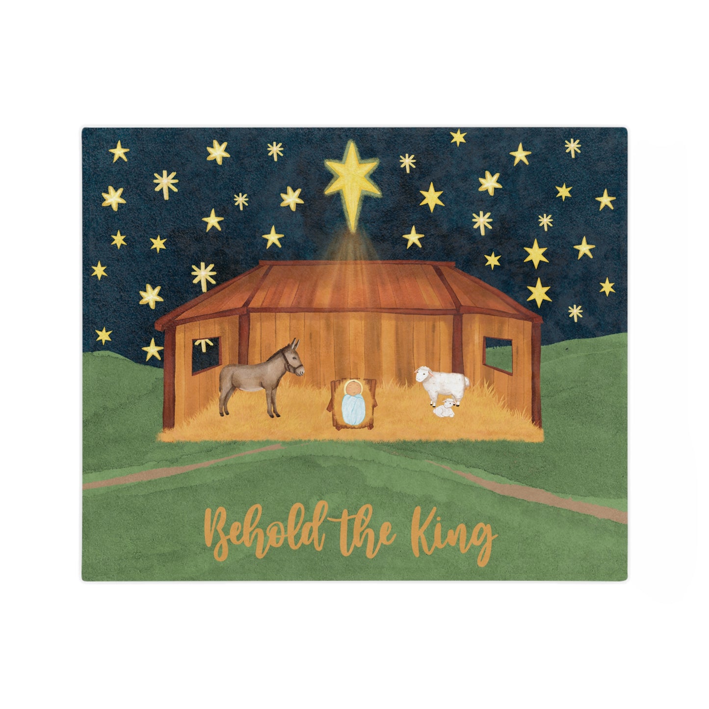 Behold the King Blanket - Friends of the Faith