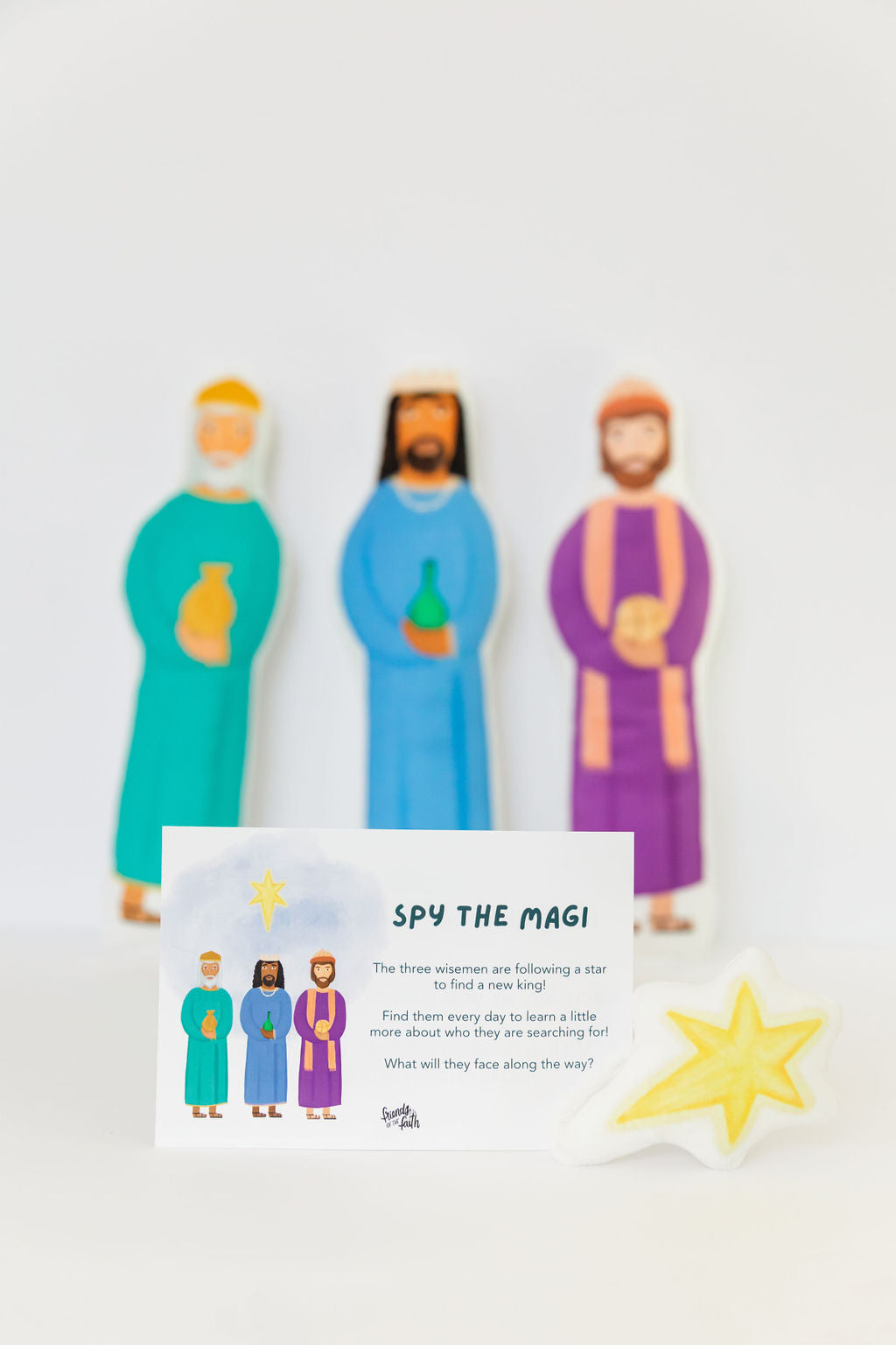 Spy the Magi: Three Wisemen Plush Pal Set - Friends of the Faith