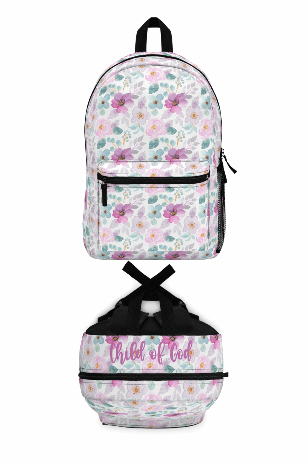 Floral Child of God Backpack - Friends of the Faith