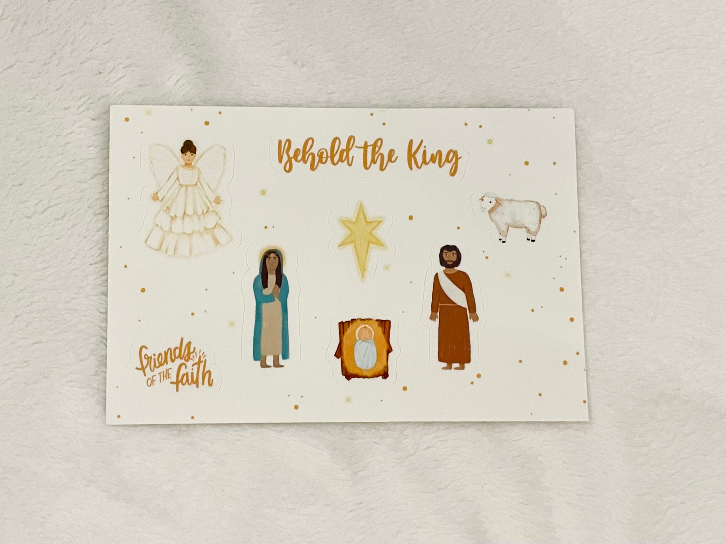 Nativity Sticker Sheet - Friends of the Faith