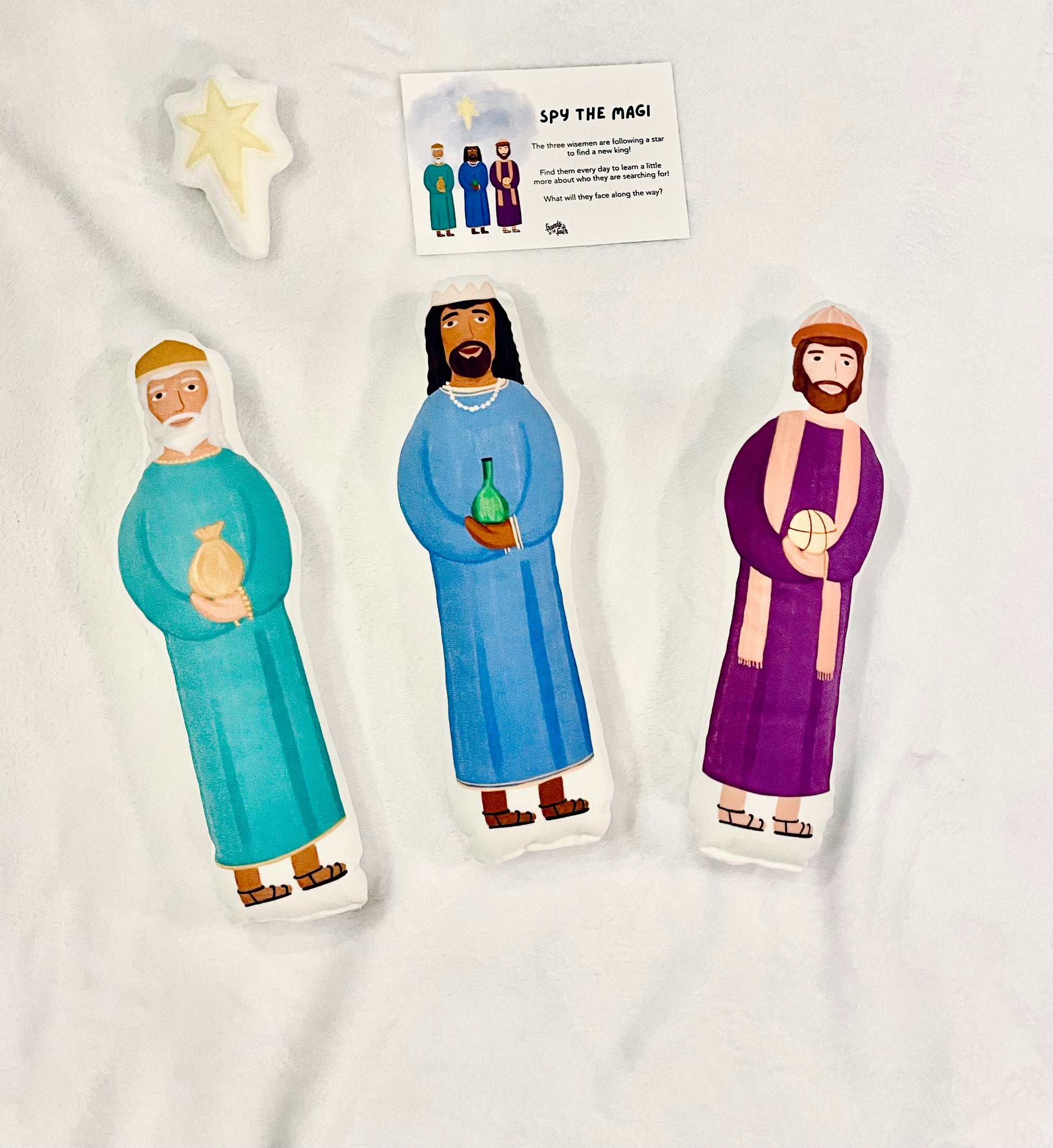 Spy the Magi: Three Wisemen Plush Pal Set - Friends of the Faith