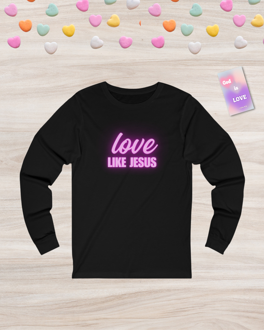 Love Like Jesus Toddler Long Sleeve Tee