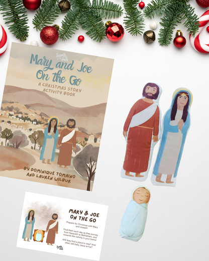 Mary & Joe on the Go Bundle: Holy Family Plush Pals & Activity Book