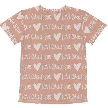 Kids Love Like Jesus All Over Print T-Shirt - Friends of the Faith