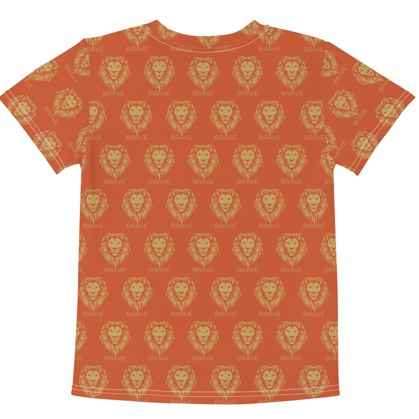Kids Brave Lion All Over Print T-Shirt