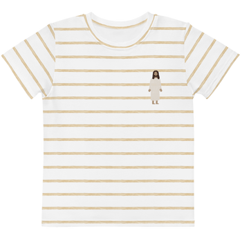 Jesus Striped Boy's T-shirt