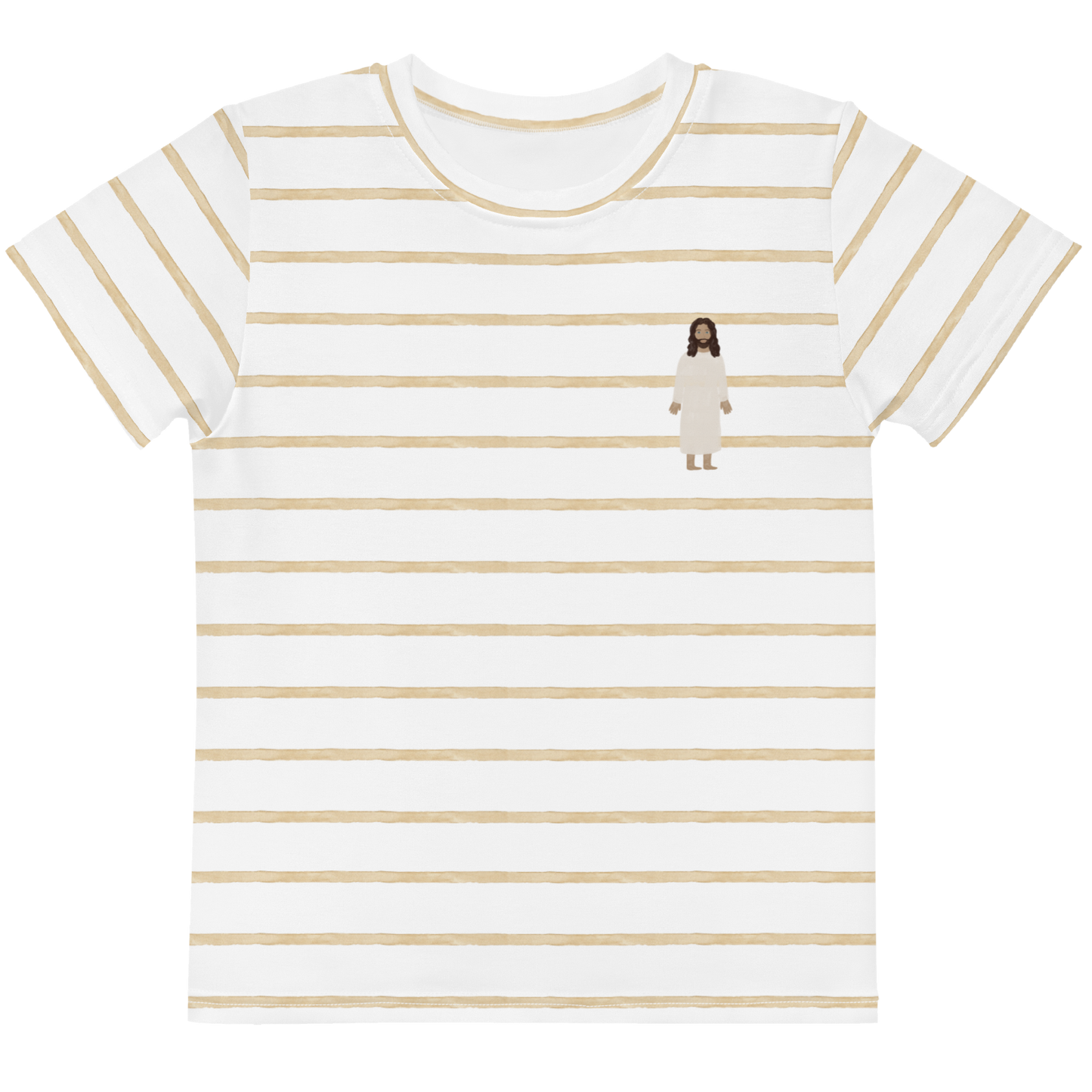 Jesus Striped Boy's T-shirt - Friends of the Faith