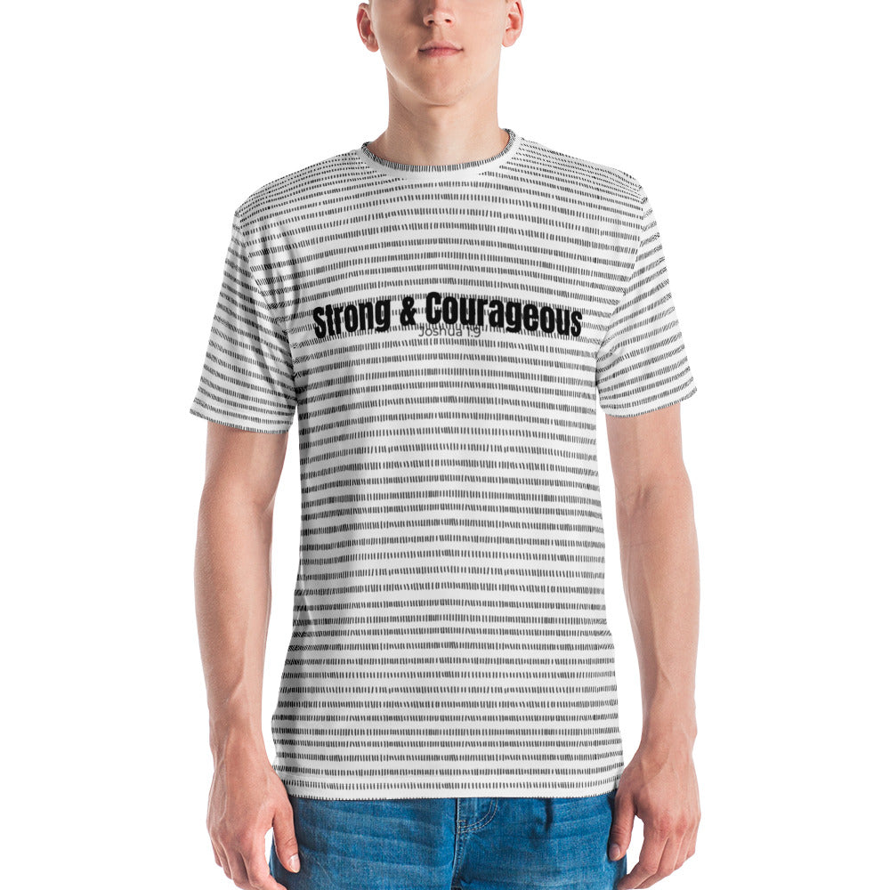 Strong & Courageous Men’s T-shirt - Friends of the Faith