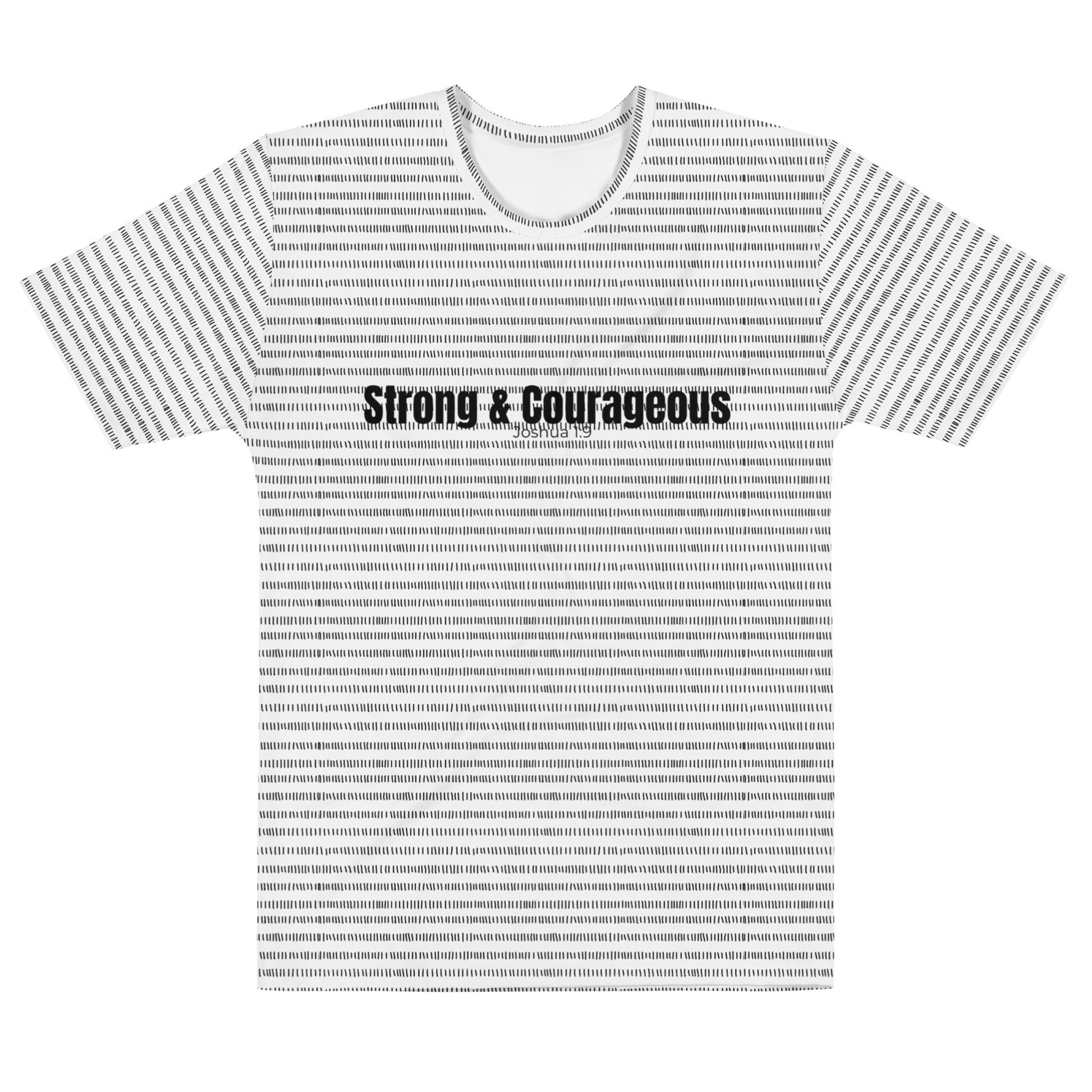 Strong & Courageous Men’s T-shirt - Friends of the Faith