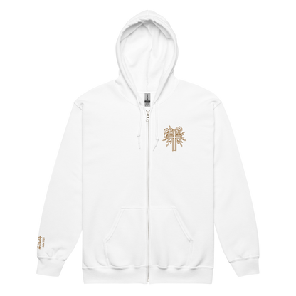 He is Risen Embroidered Zip Hoodie - Friends of the Faith