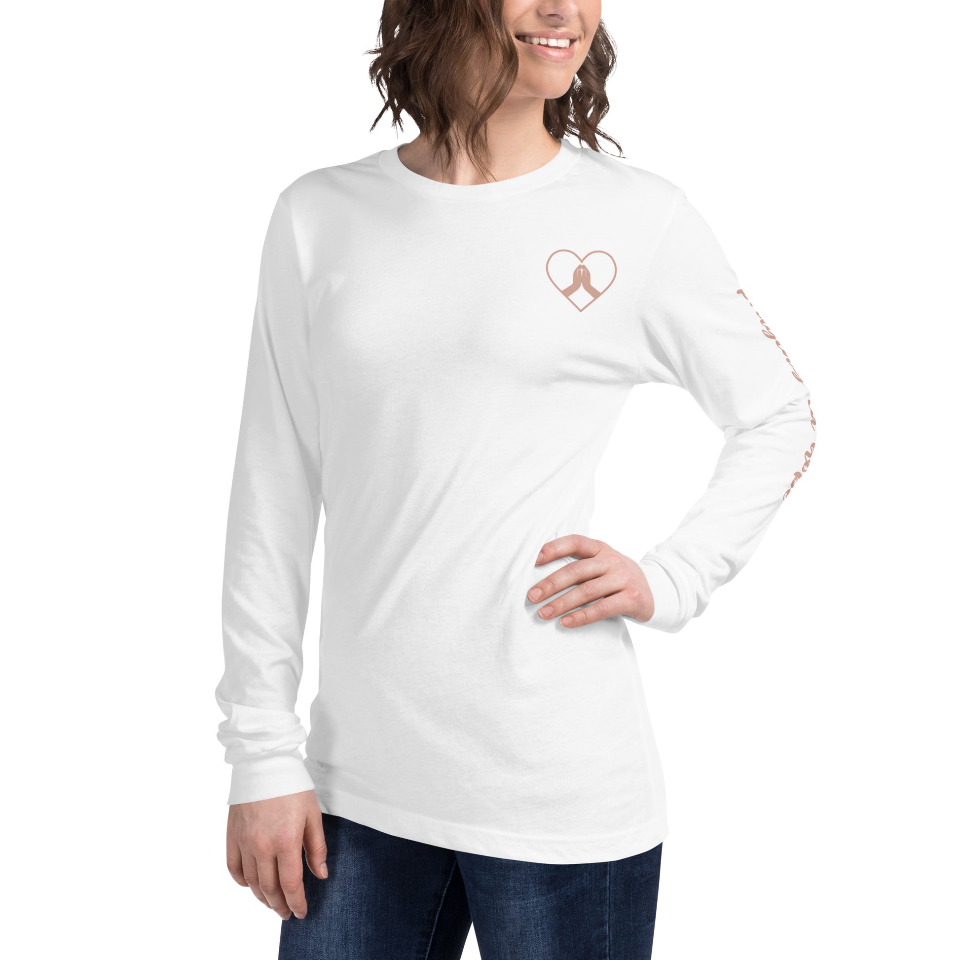 Praying Long Sleeve Tee - Friends of the Faith